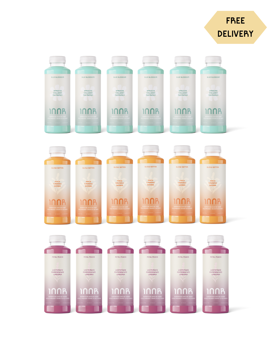 Juice Club box I 18 juices I Monthly Subscription I Free delivery